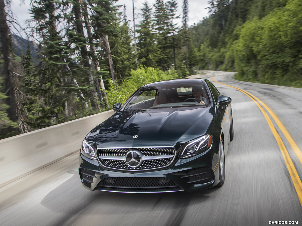 2018 Mercedes-Benz E-Class E400 4MATIC Coupe (US-Spec) - Front