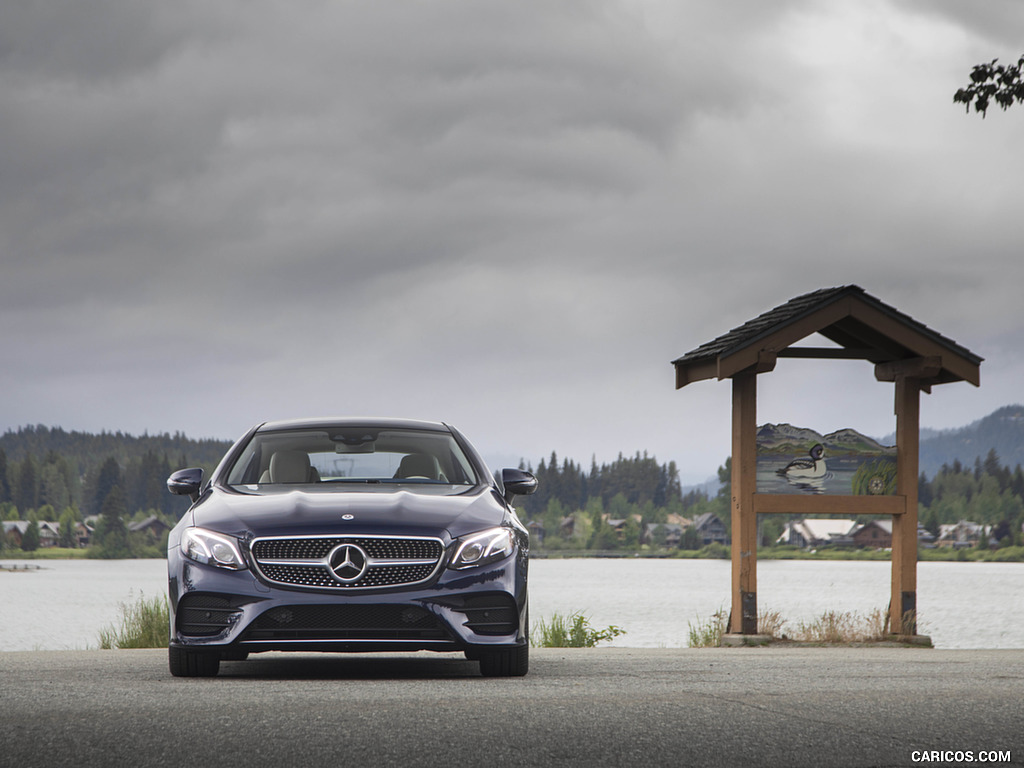 2018 Mercedes-Benz E-Class E400 4MATIC Coupe (US-Spec) - Front