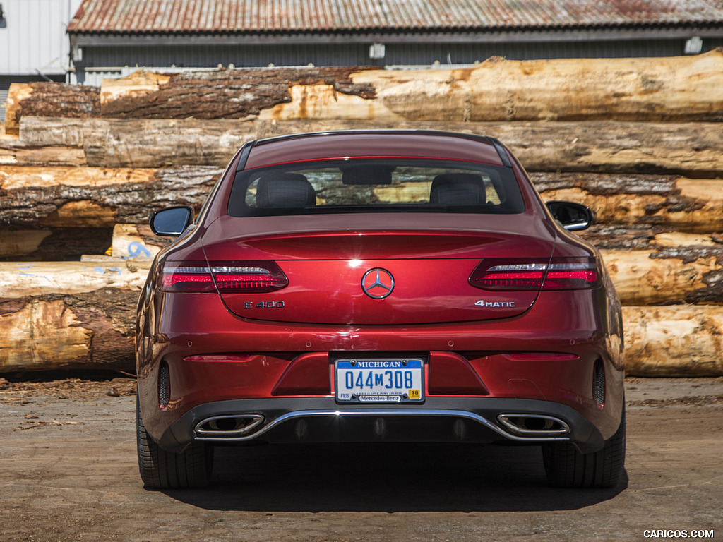 2018 Mercedes-Benz E-Class E400 4MATIC Coupe (US-Spec) - Rear