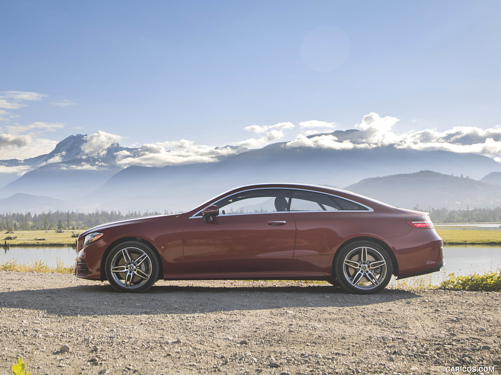 2018 Mercedes-Benz E-Class E400 4MATIC Coupe (US-Spec) - Side