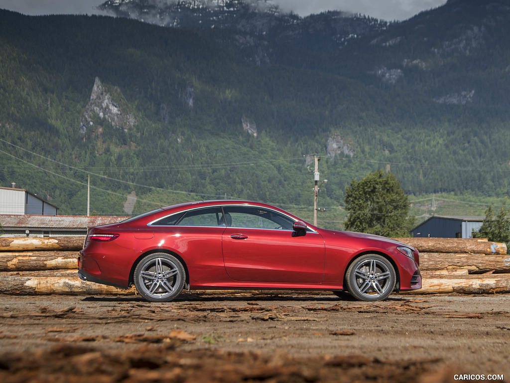 2018 Mercedes-Benz E-Class E400 4MATIC Coupe (US-Spec) - Side