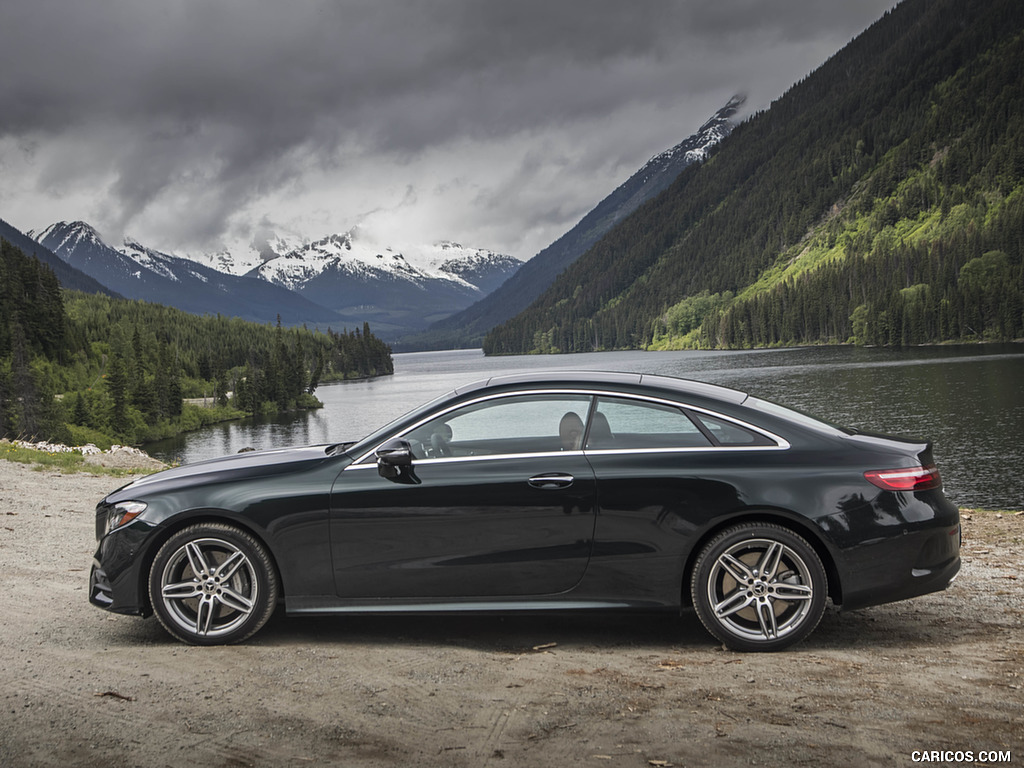 2018 Mercedes-Benz E-Class E400 4MATIC Coupe (US-Spec) - Side