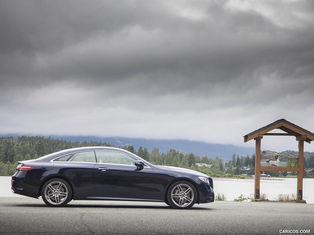 2018 Mercedes-Benz E-Class E400 4MATIC Coupe (US-Spec) - Side