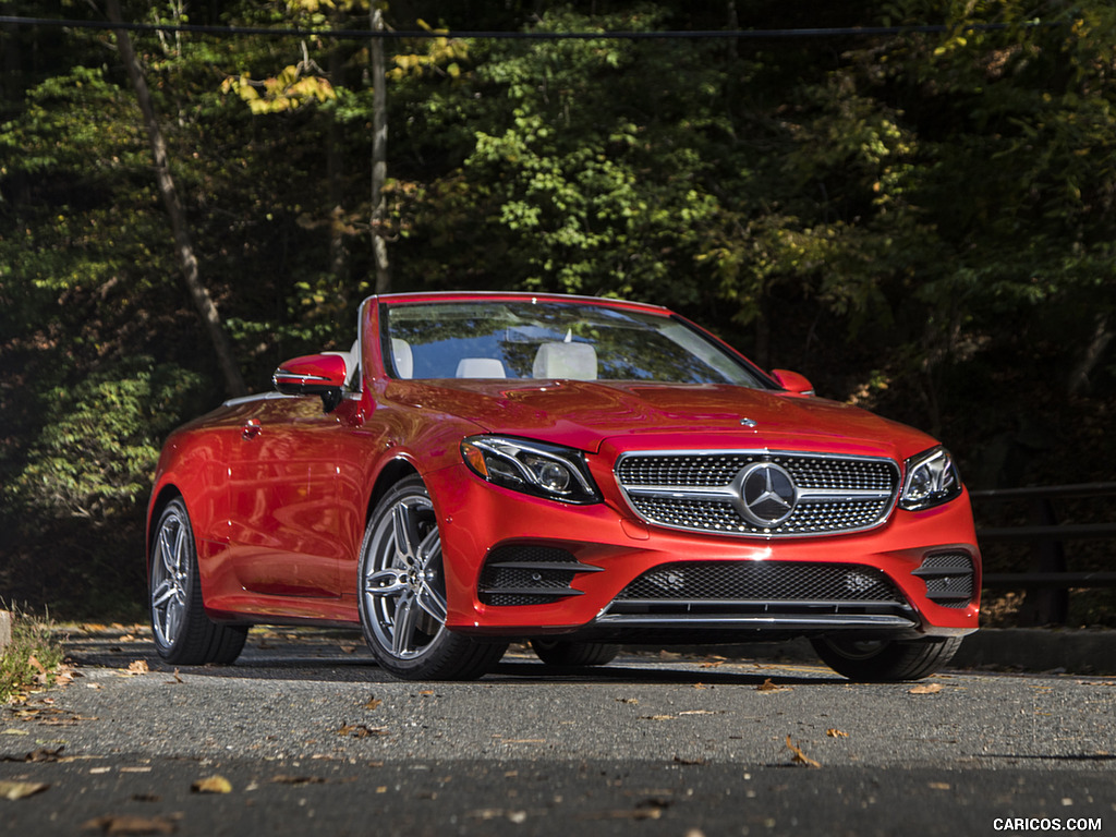 2018 Mercedes-Benz E-Class E400 Cabrio (US-Spec) - Front Three-Quarter