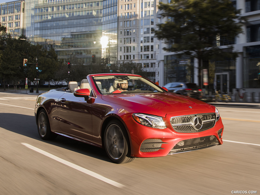 2018 Mercedes-Benz E-Class E400 Cabrio (US-Spec) - Front Three-Quarter