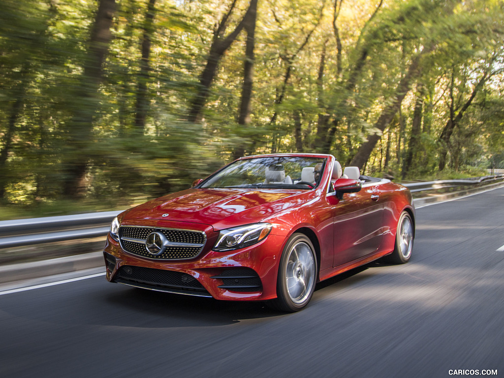 2018 Mercedes-Benz E-Class E400 Cabrio (US-Spec) - Front Three-Quarter