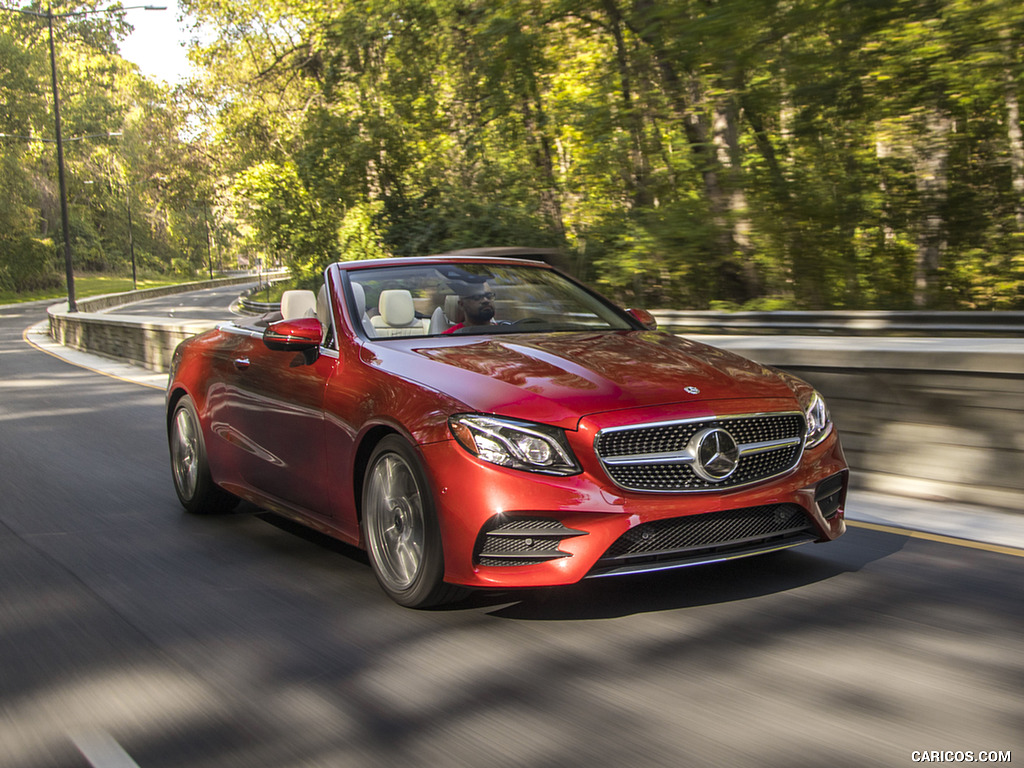 2018 Mercedes-Benz E-Class E400 Cabrio (US-Spec) - Front Three-Quarter