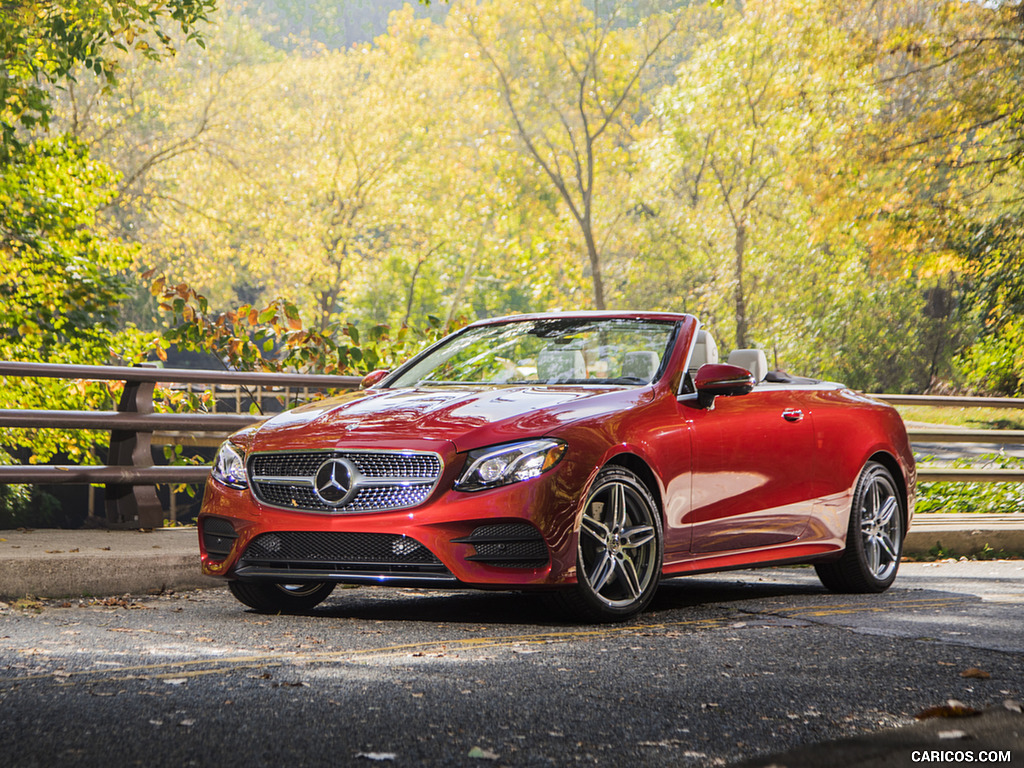 2018 Mercedes-Benz E-Class E400 Cabrio (US-Spec) - Front Three-Quarter