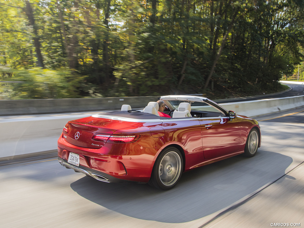 2018 Mercedes-Benz E-Class E400 Cabrio (US-Spec) - Rear Three-Quarter