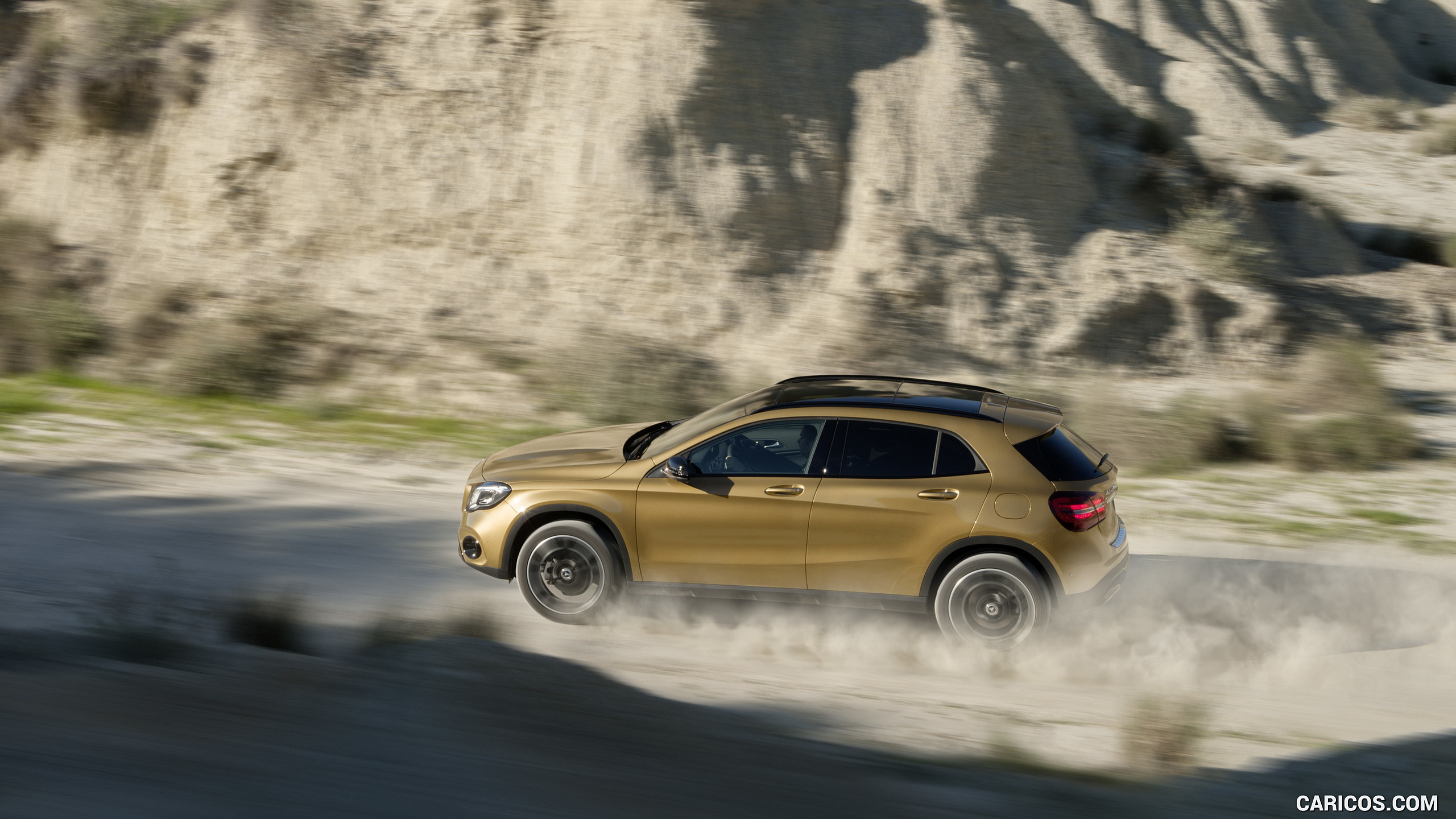 2018 Mercedes-Benz GLA 220d 4MATIC (Color: Canyon Beige) - Side, #16 of 89