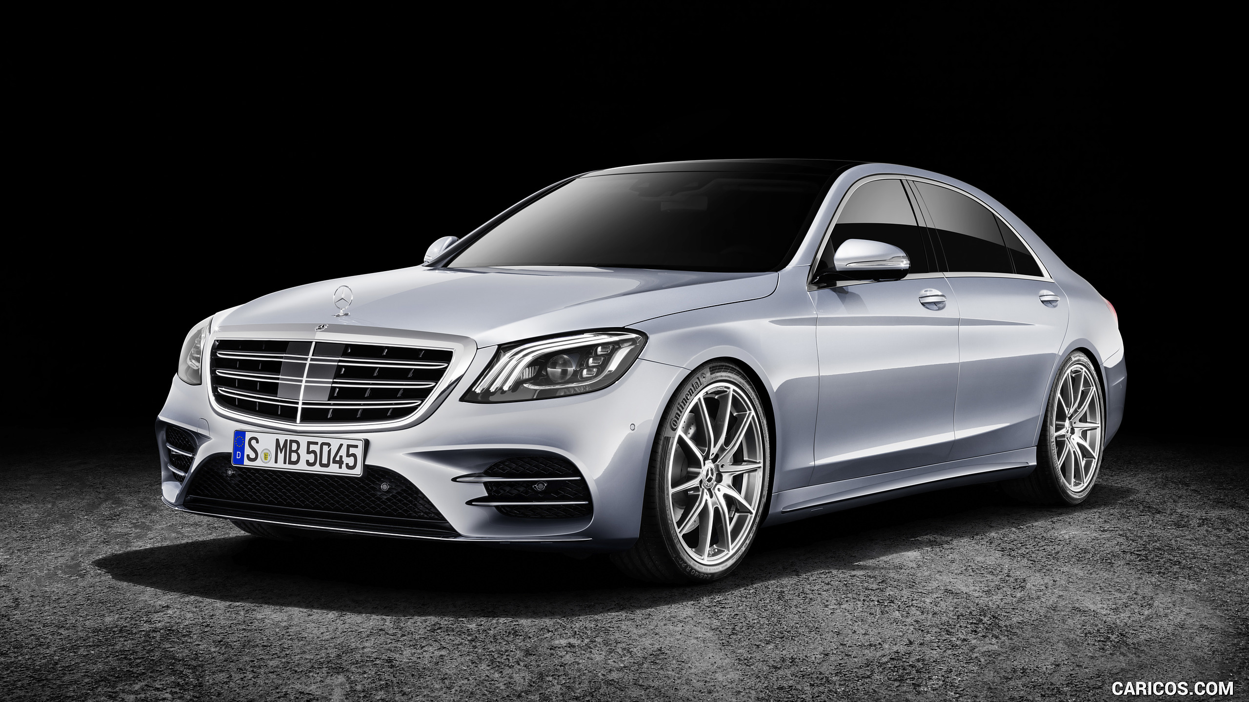 2018 Mercedes-Benz S-Class AMG Line LWB (Color: Diamond Silver), #7 of 156