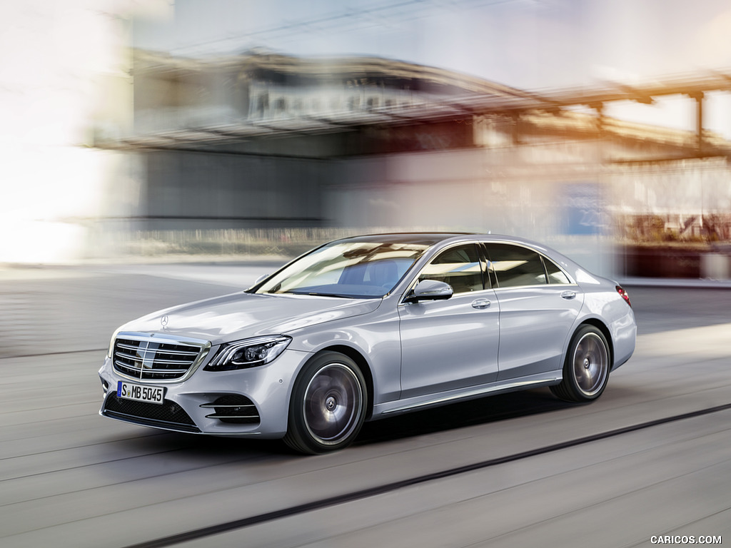 2018 Mercedes-Benz S-Class AMG Line LWB (Color: Diamond Silver)