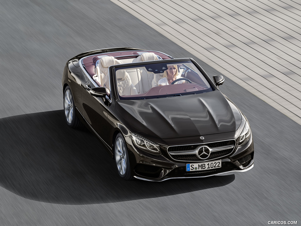 2018 Mercedes-Benz S-Class Cabriolet (Color: Designo mocha Black) - Front