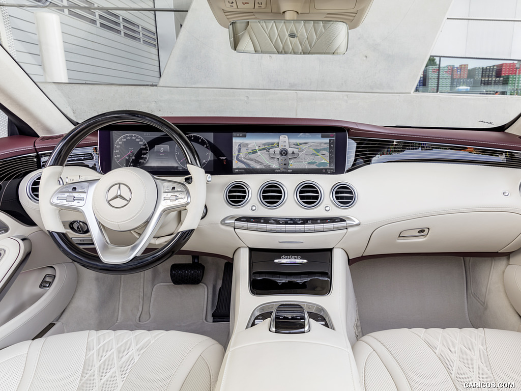 2018 Mercedes-Benz S-Class Cabriolet (Color: Designo mocha Black) - Interior, Cockpit