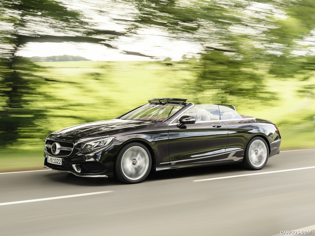 2018 Mercedes-Benz S-Class Cabriolet (Color: Designo mocha Black) - Side