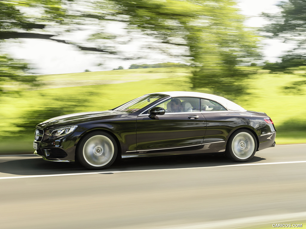 2018 Mercedes-Benz S-Class Cabriolet (Color: Designo mocha Black) - Side