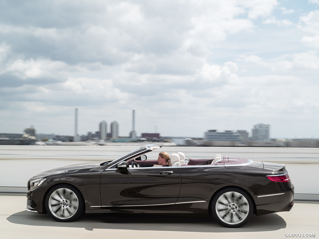 2018 Mercedes-Benz S-Class Cabriolet (Color: Designo mocha Black) - Side