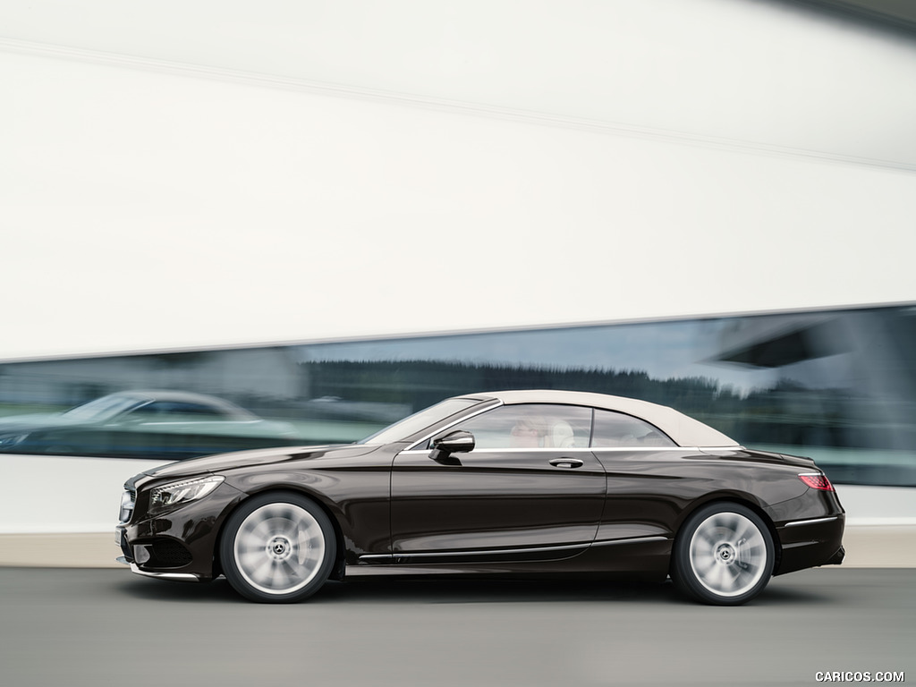 2018 Mercedes-Benz S-Class Cabriolet (Color: Designo mocha Black) - Side