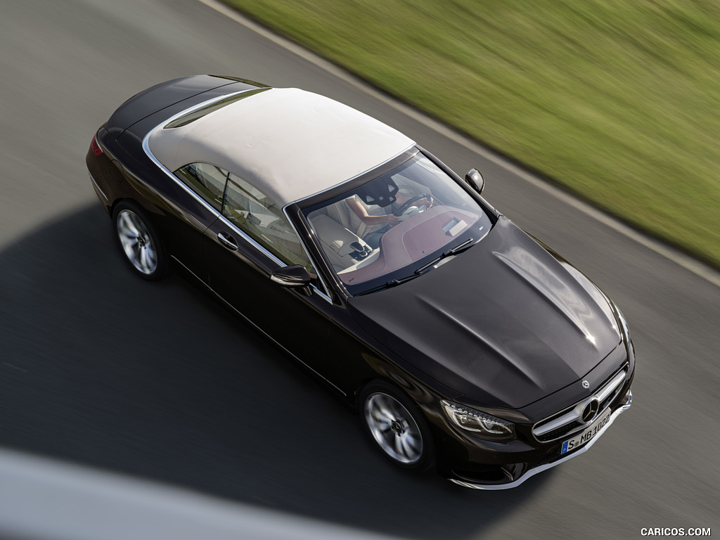 2018 Mercedes-Benz S-Class Cabriolet (Color: Designo mocha Black) - Top