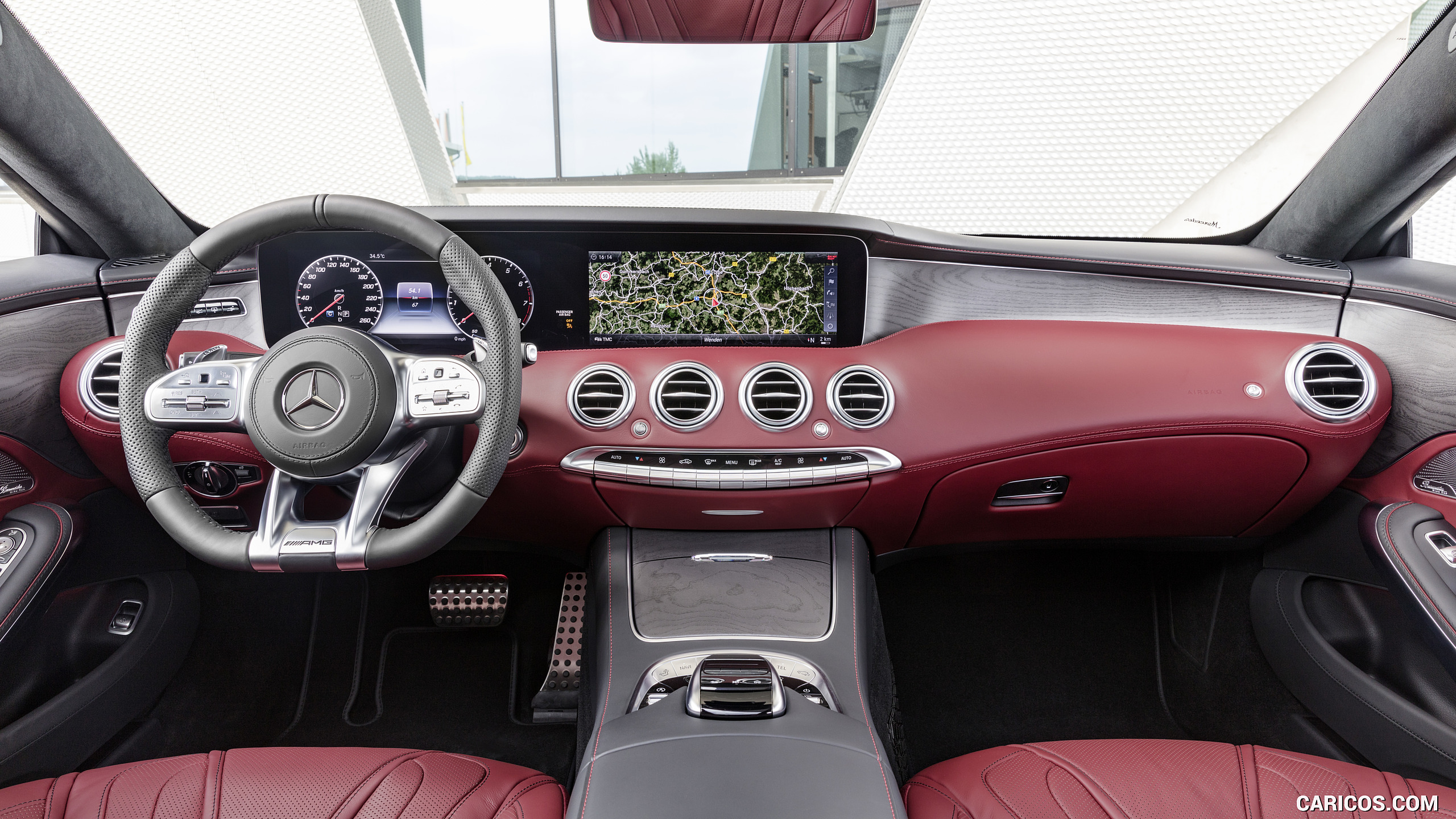 2018 Mercedes-Benz S-Class Coupe (Color: Designo Allanite Grey Magno) - Interior, Cockpit, #13 of 35