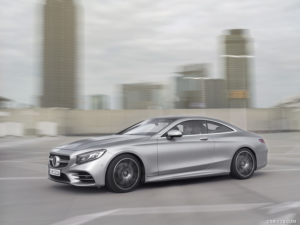 2018 Mercedes-Benz S-Class Coupe (Color: Designo Allanite Grey Magno) - Side