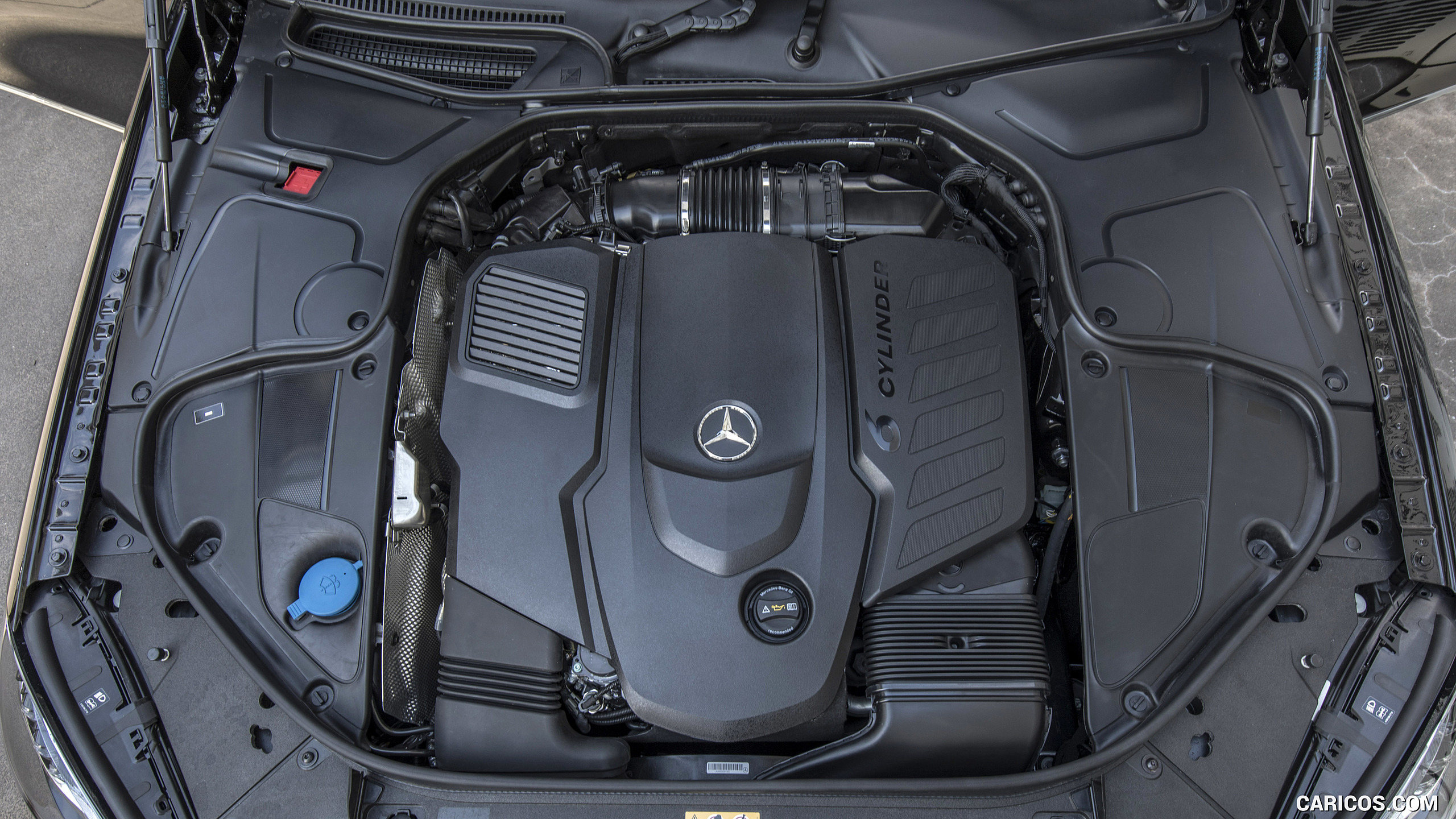 2018 Mercedes-Benz S-Class S 400 d 4MATIC (Color: designo Mocha Black Metallic) - Engine, #61 of 156
