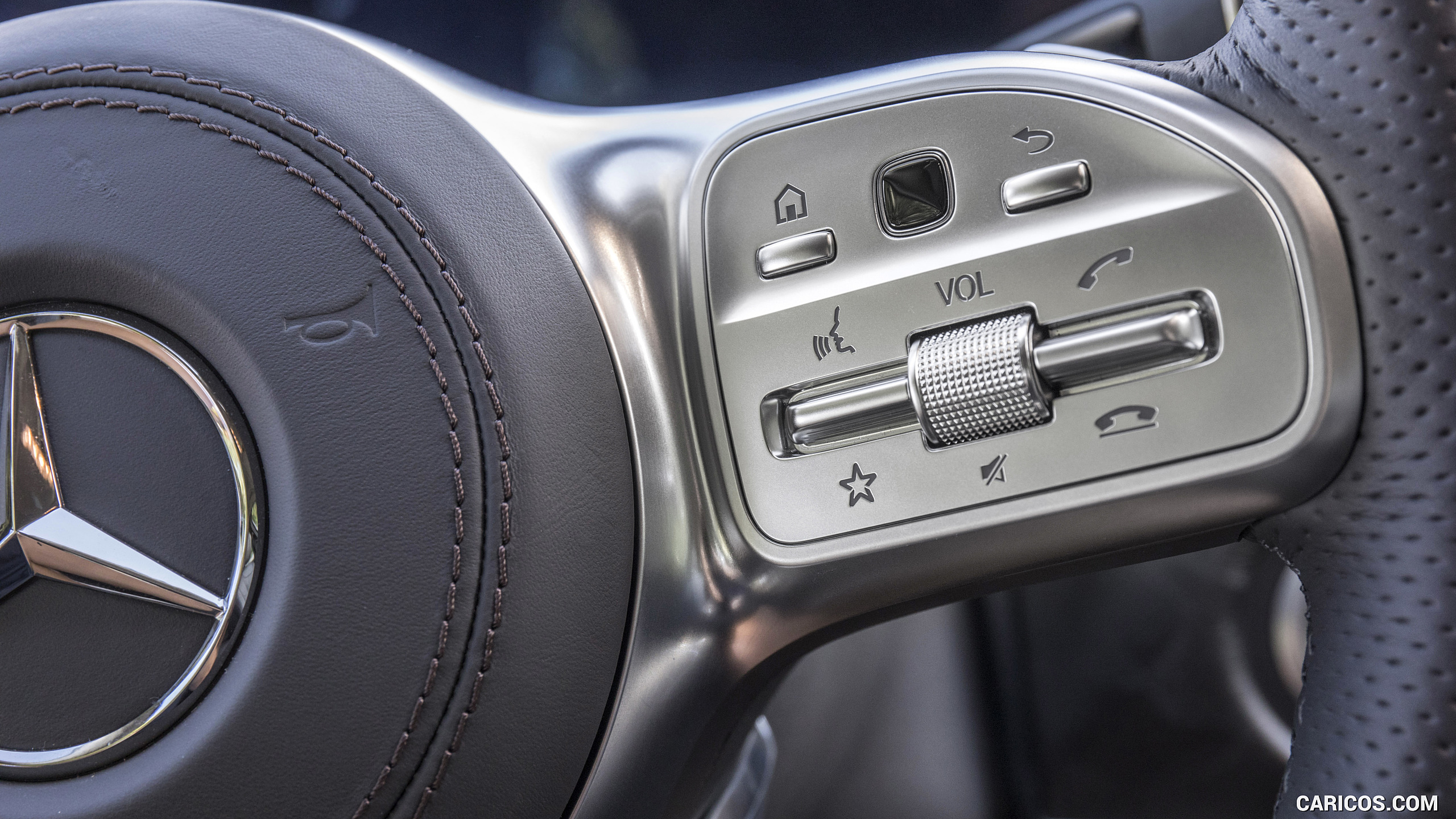 2018 Mercedes-Benz S-Class S 500 (Color: Selenite Grey Metallic) - Interior, Steering Wheel, #80 of 156