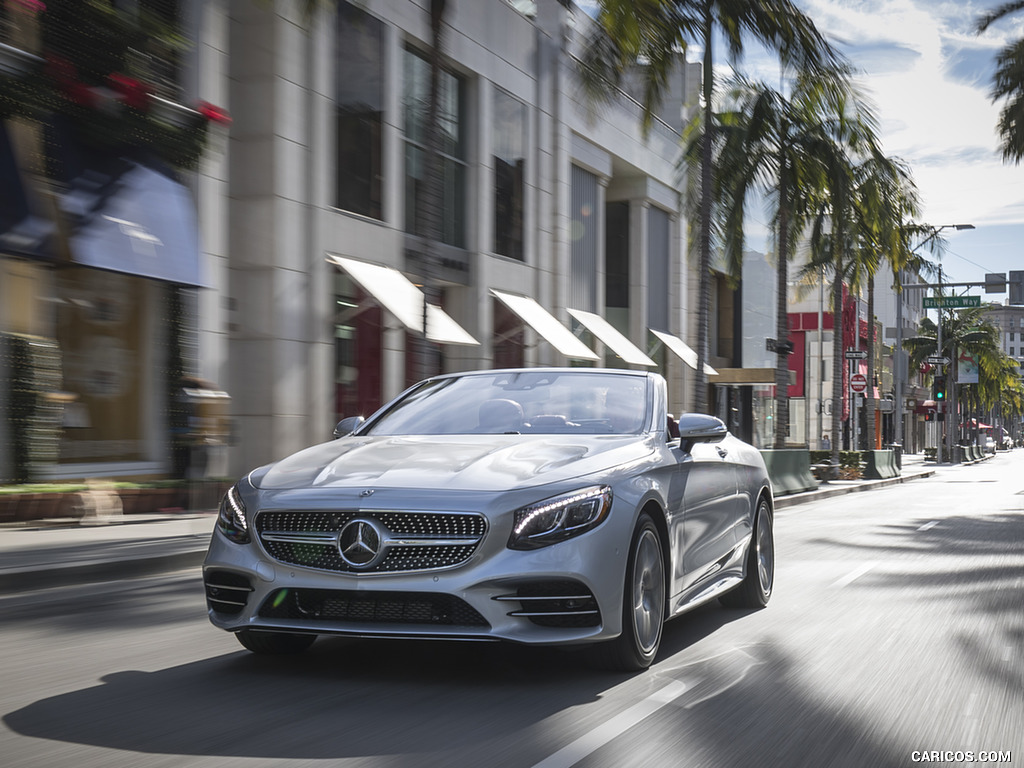 2018 Mercedes-Benz S560 S-Class Cabriolet (US-Spec) - Front