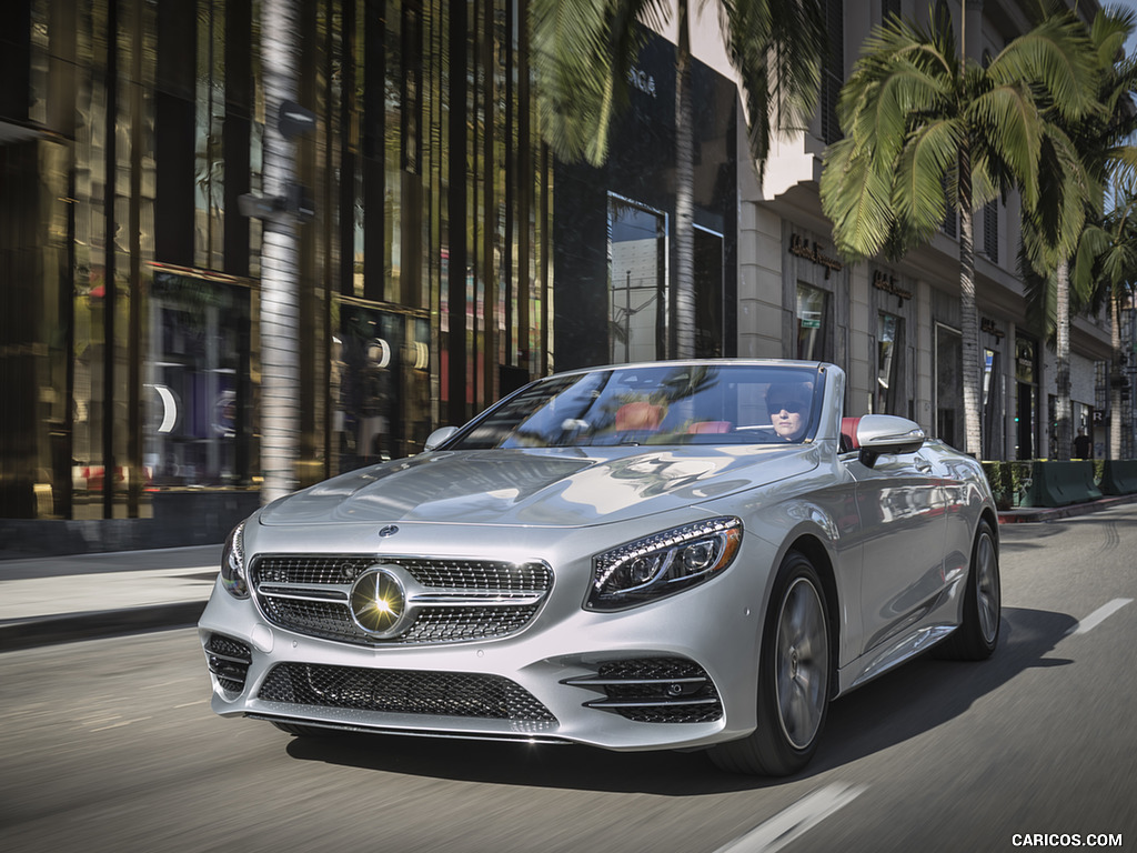 2018 Mercedes-Benz S560 S-Class Cabriolet (US-Spec) - Front