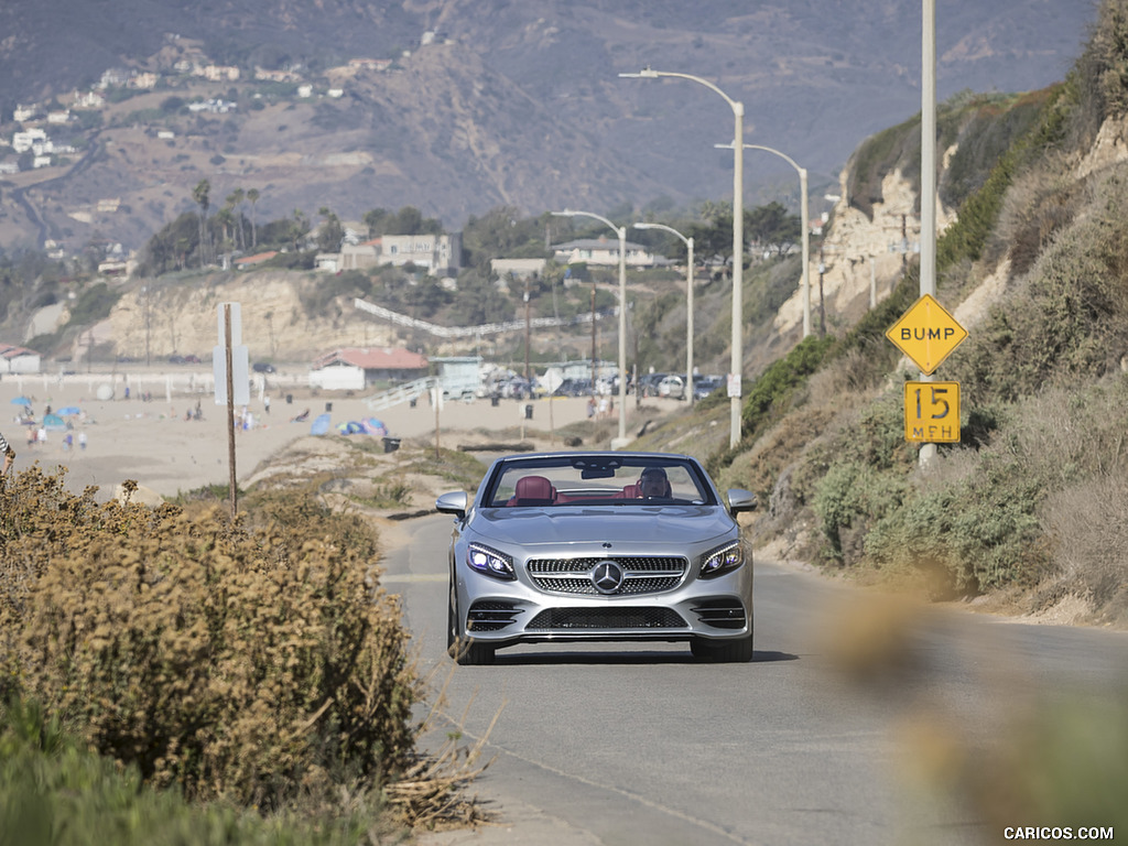 2018 Mercedes-Benz S560 S-Class Cabriolet (US-Spec) - Front