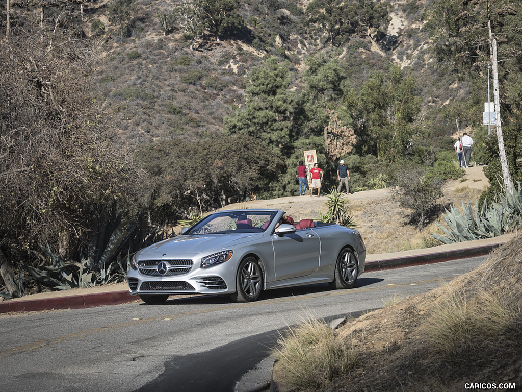 2018 Mercedes-Benz S560 S-Class Cabriolet (US-Spec) - Front Three-Quarter