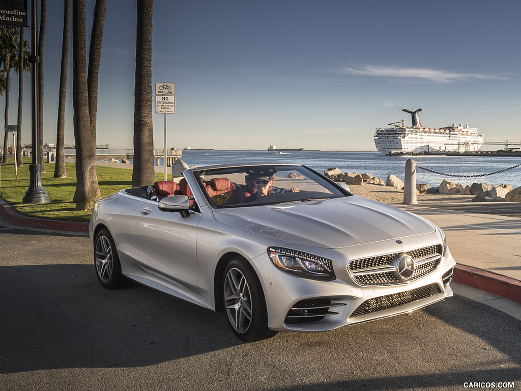 2018 Mercedes-Benz S560 S-Class Cabriolet (US-Spec) - Front Three-Quarter