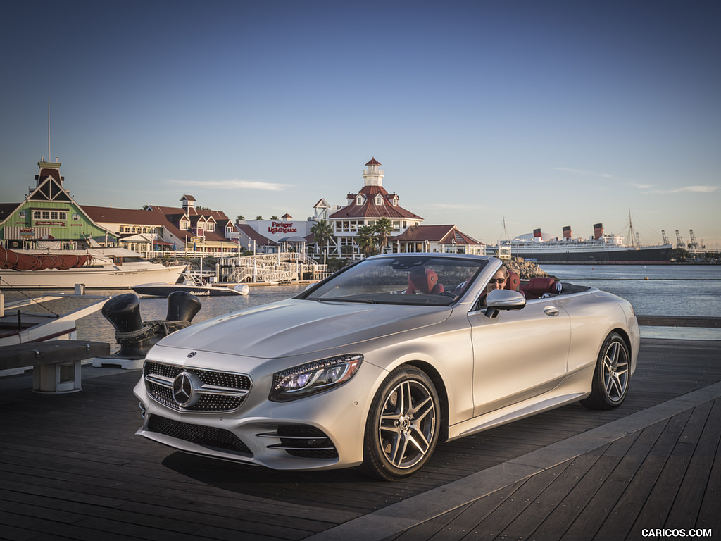 2018 Mercedes-Benz S560 S-Class Cabriolet (US-Spec) - Front Three-Quarter