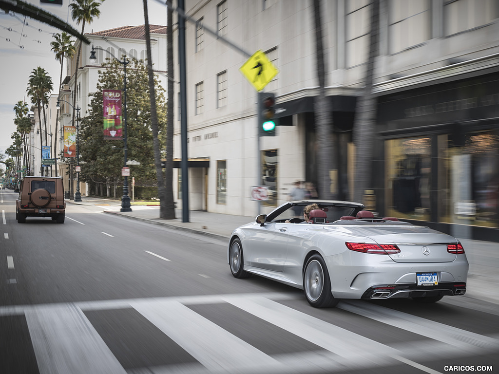 2018 Mercedes-Benz S560 S-Class Cabriolet (US-Spec) - Rear Three-Quarter