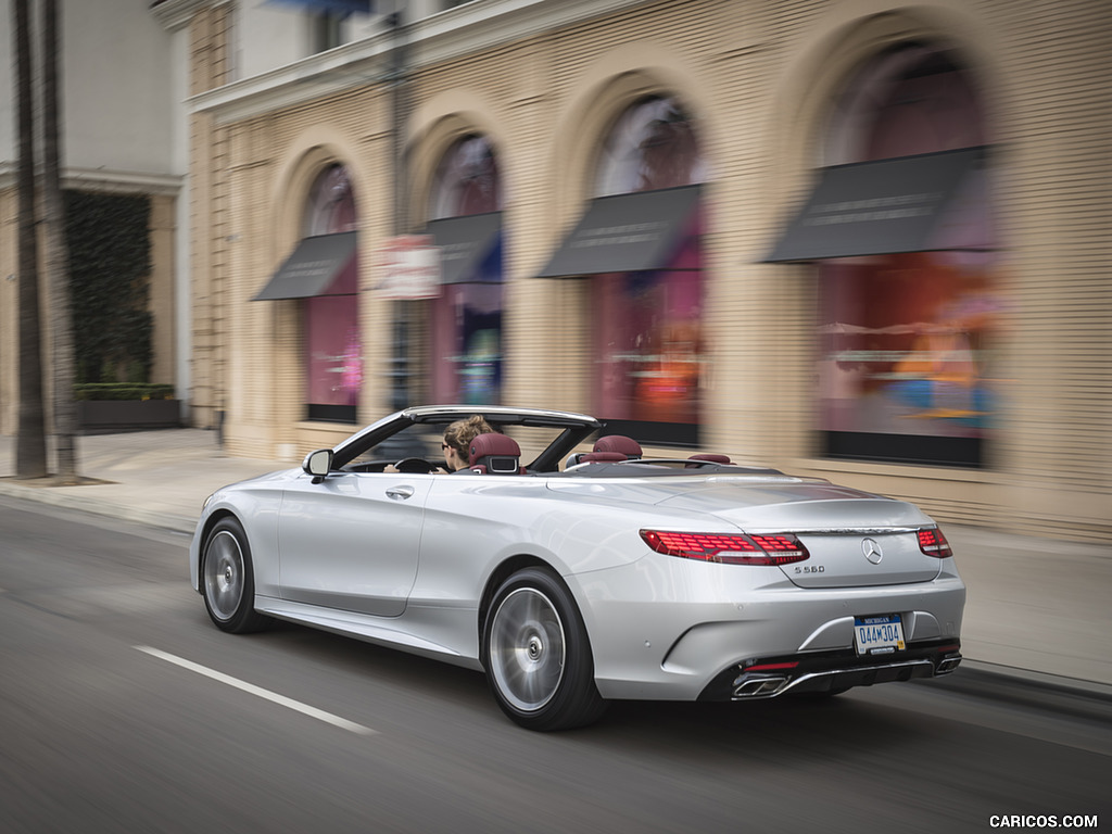 2018 Mercedes-Benz S560 S-Class Cabriolet (US-Spec) - Rear Three-Quarter