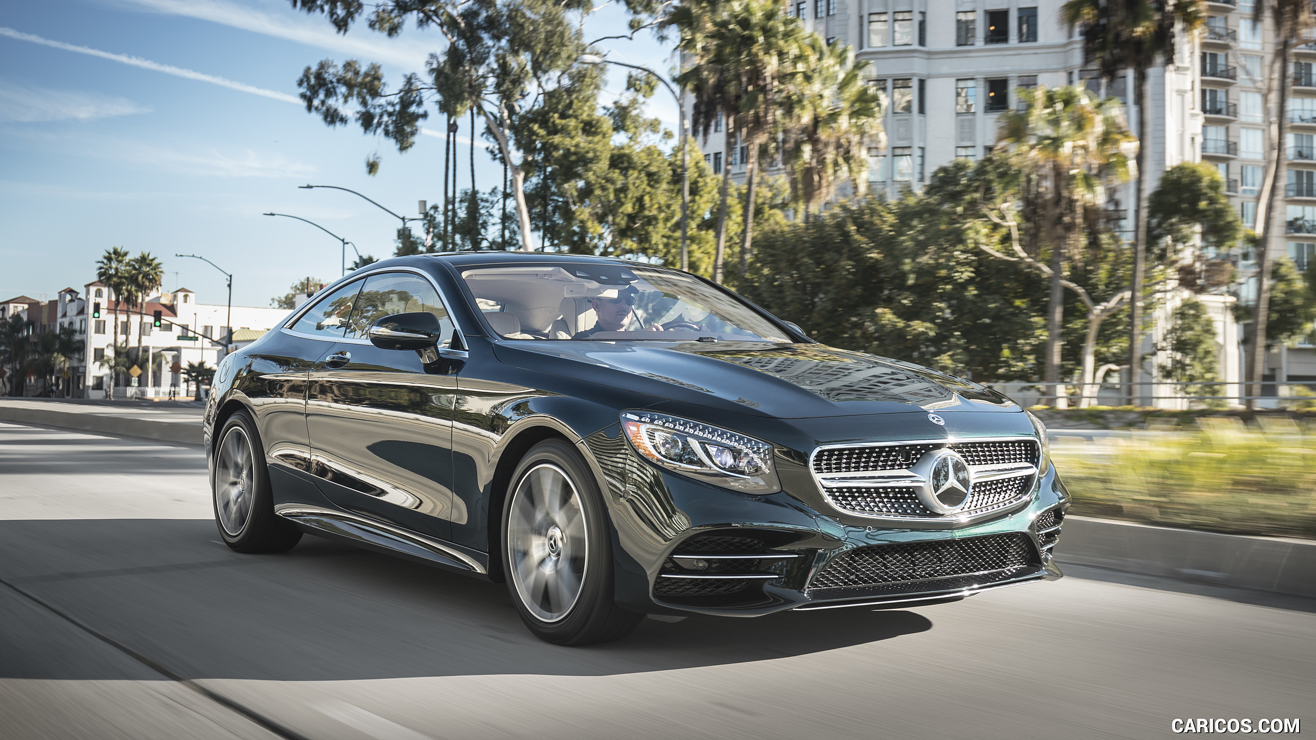 2018 Mercedes-Benz S560 S-Class Coupe (US-Spec) - Front Three-Quarter, #18 of 35