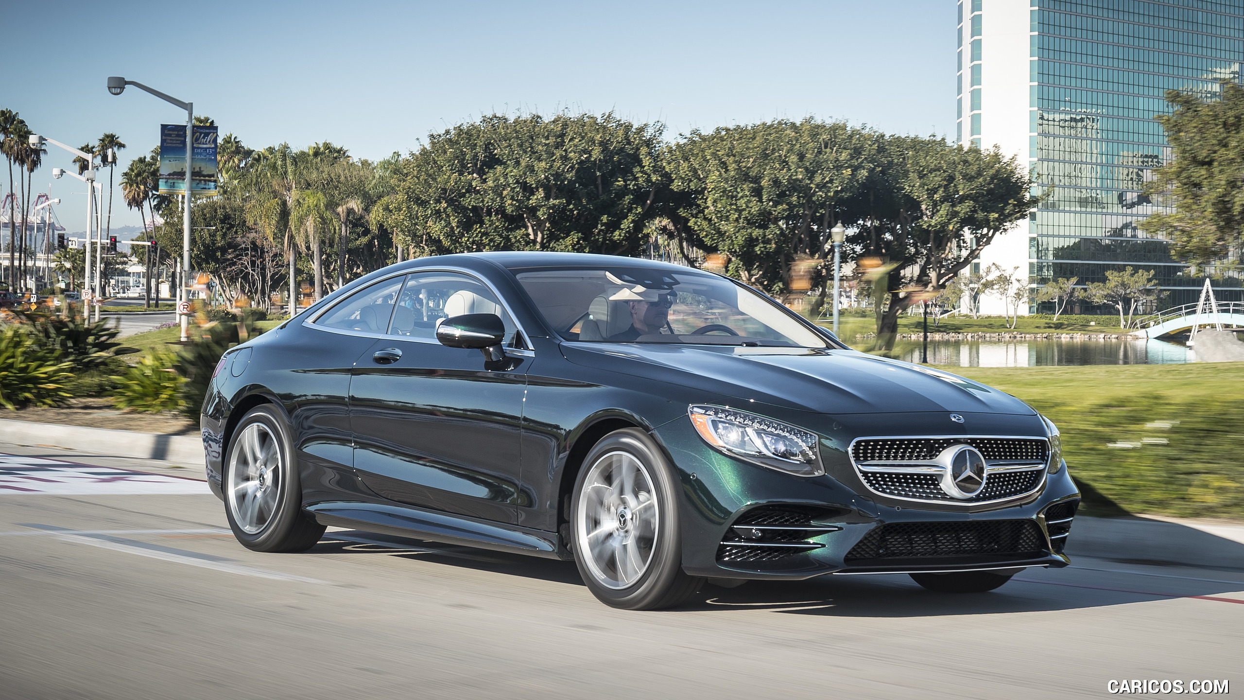 2018 Mercedes-Benz S560 S-Class Coupe (US-Spec) - Front Three-Quarter, #20 of 35