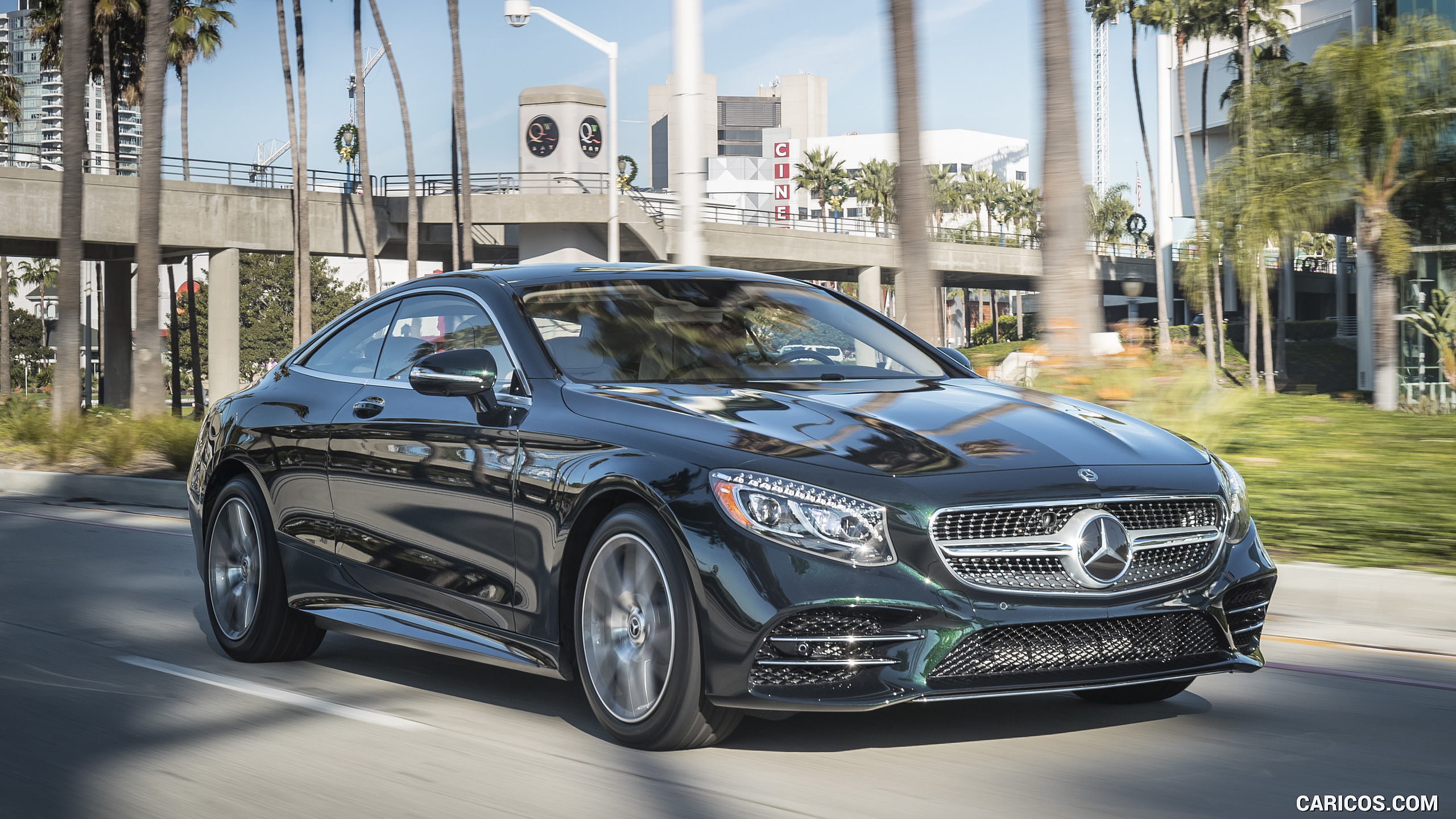 2018 Mercedes-Benz S560 S-Class Coupe (US-Spec) - Front Three-Quarter, #21 of 35