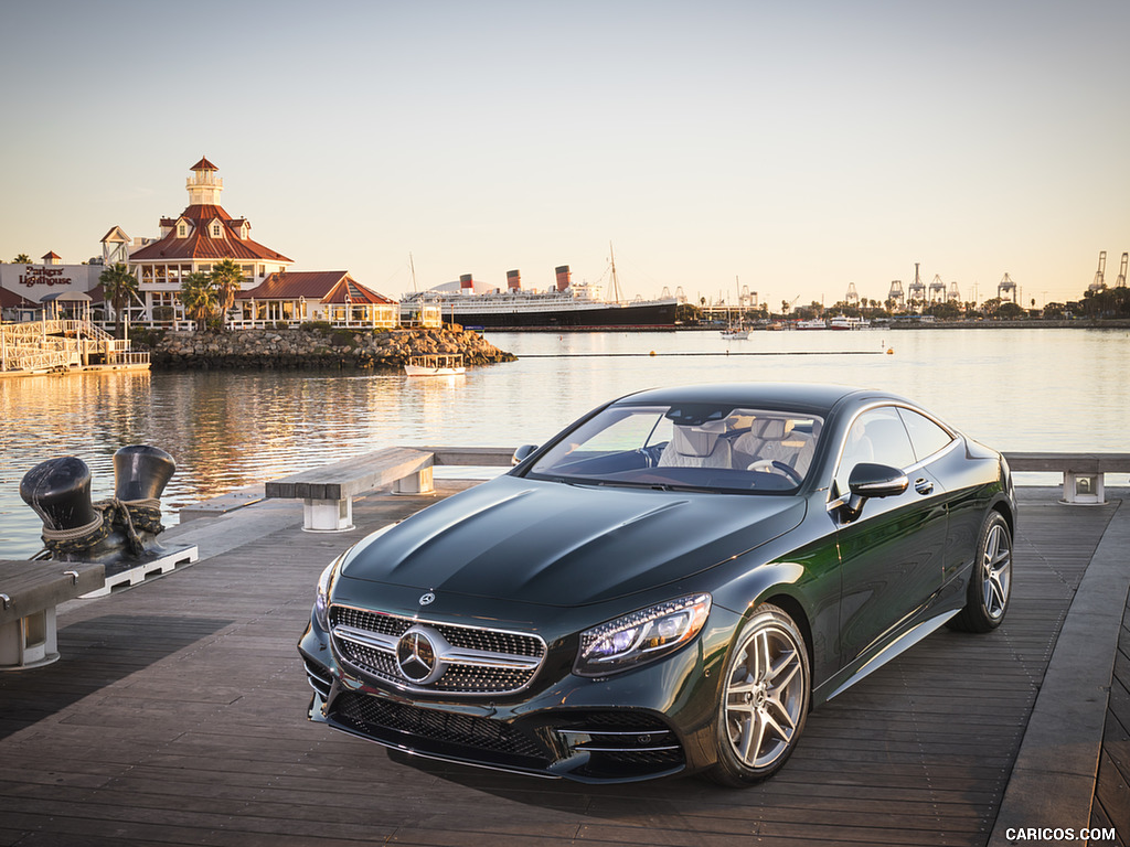 2018 Mercedes-Benz S560 S-Class Coupe (US-Spec) - Front Three-Quarter