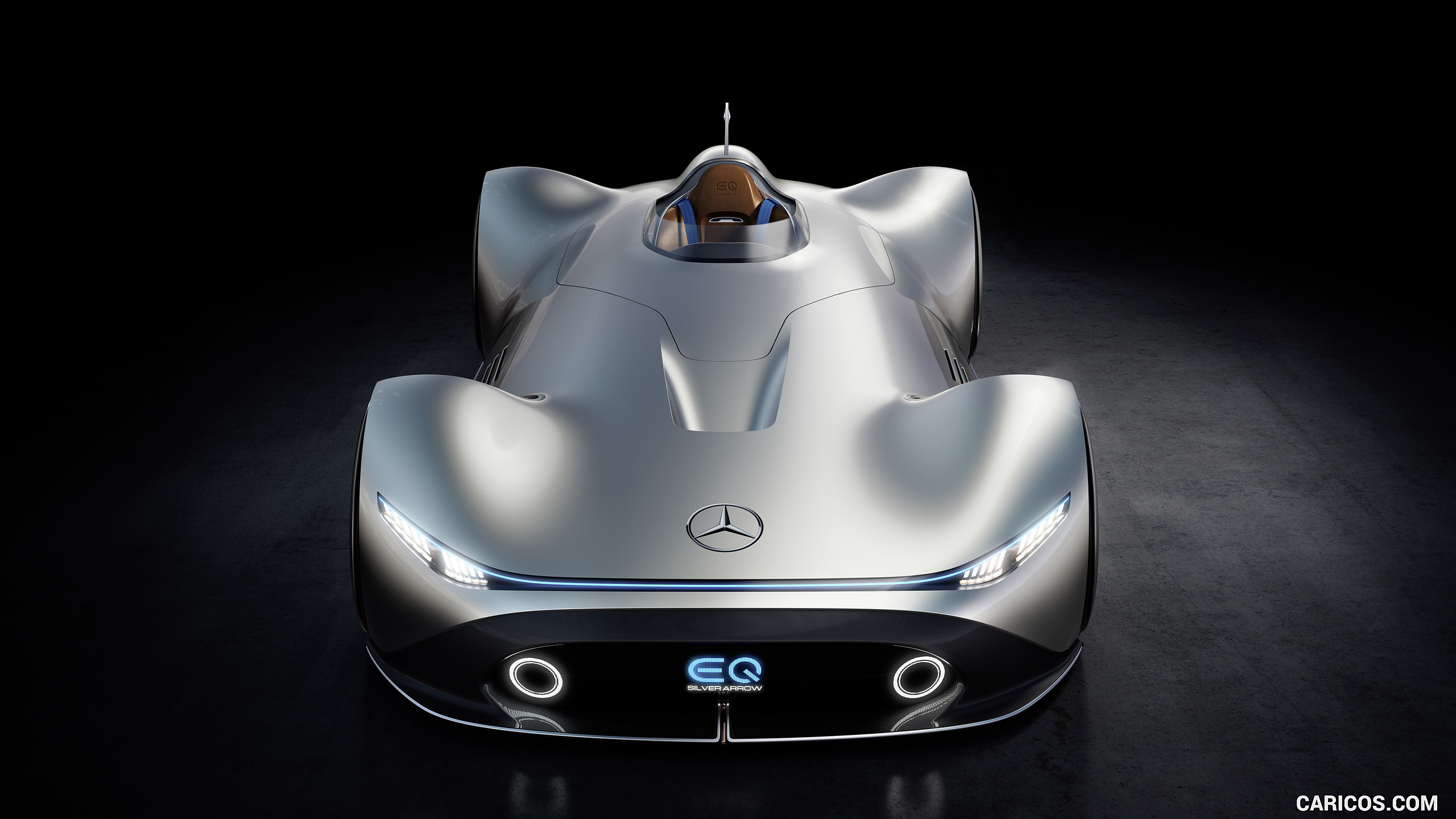 2018 Mercedes-Benz Vision EQ Silver Arrow Concept - Front | Caricos