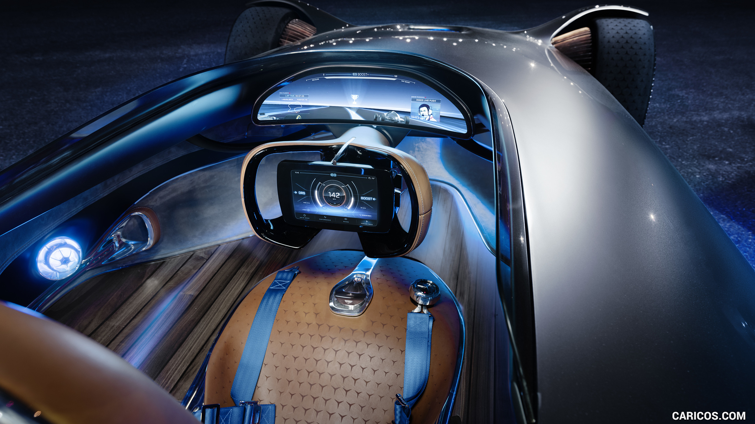 2018 Mercedes-Benz Vision EQ Silver Arrow Concept - Interior, #20 of 50