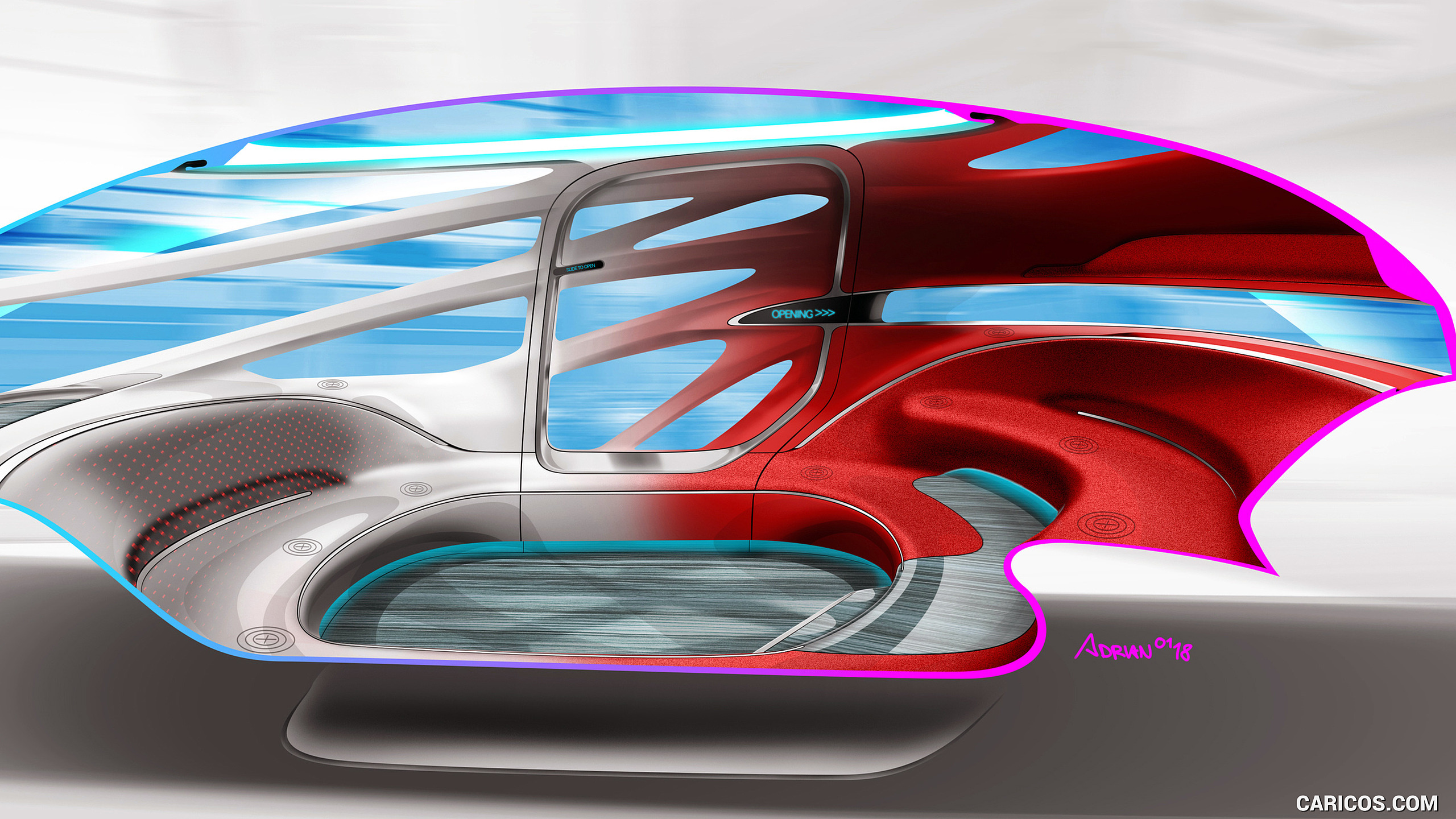 2018 Mercedes-Benz Vision URBANETIC Concept - Design Sketch, #12 of 14