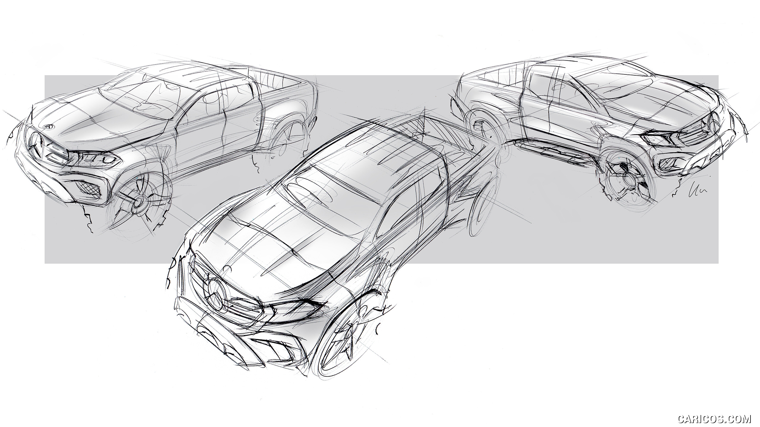 2018 Mercedes-Benz X-Class Pickup - Design Sketch, #99 of 99