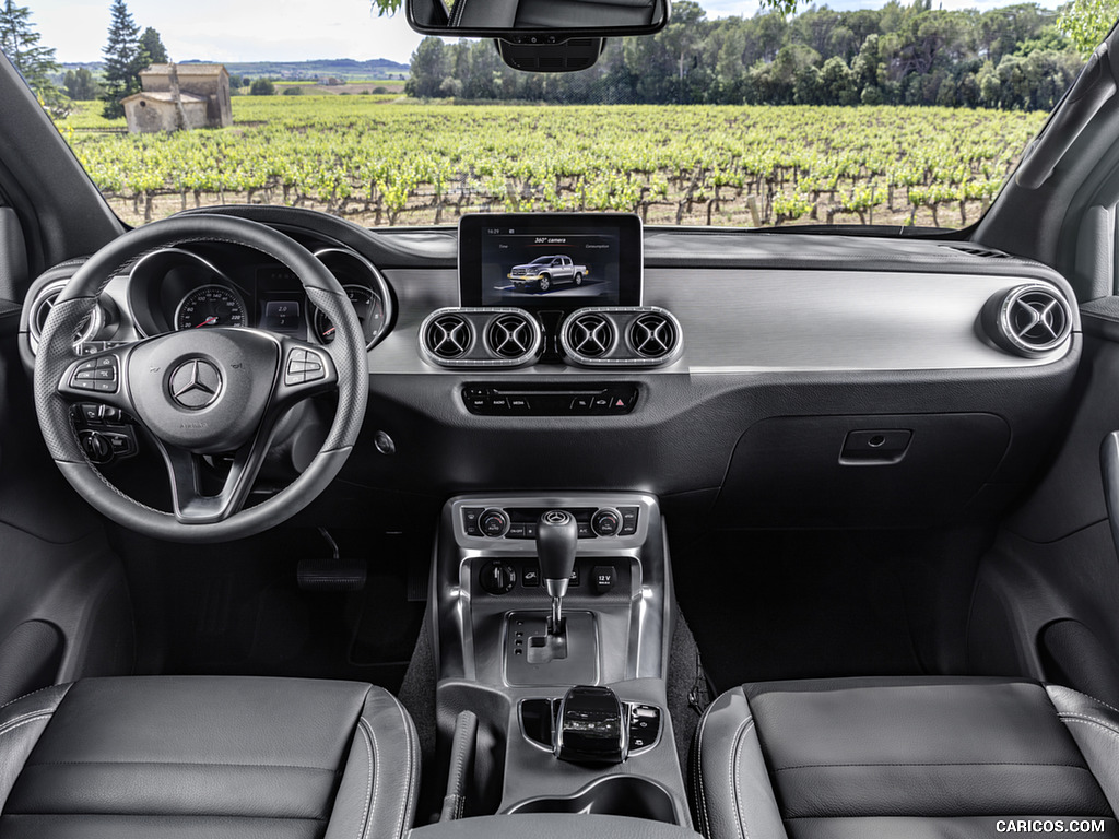 2018 Mercedes-Benz X-Class Pickup Line POWER (Color: Bering White Metallic) - Interior, Cockpit