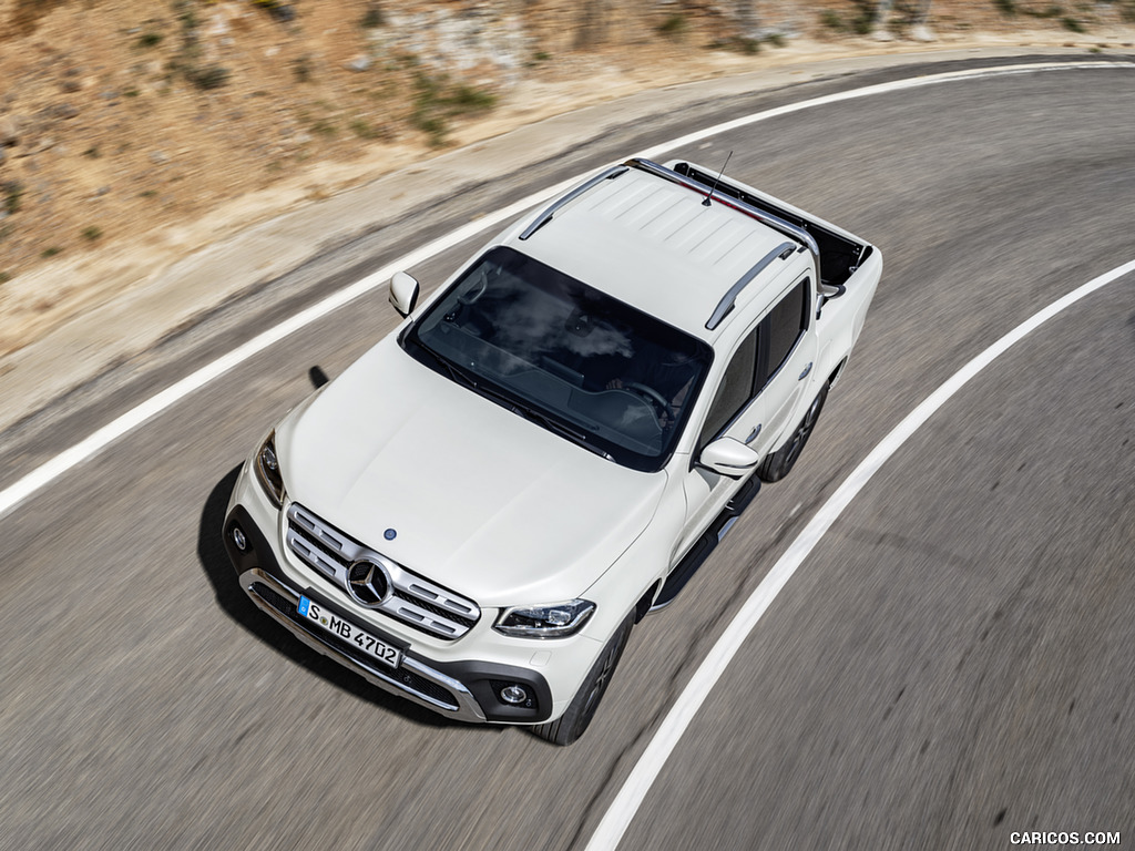 2018 Mercedes-Benz X-Class Pickup Line POWER (Color: Bering White Metallic) - Top