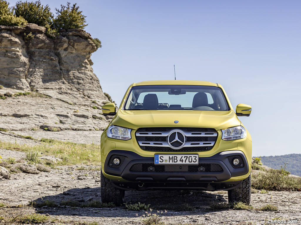 2018 Mercedes-Benz X-Class Pickup Line PROGRESSIVE (Color: Limonite Yellow Metallic) - Front