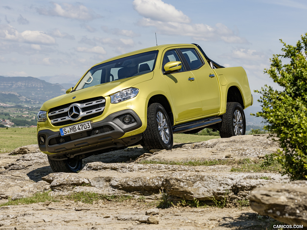 2018 Mercedes-Benz X-Class Pickup Line PROGRESSIVE (Color: Limonite Yellow Metallic) - Off-Road