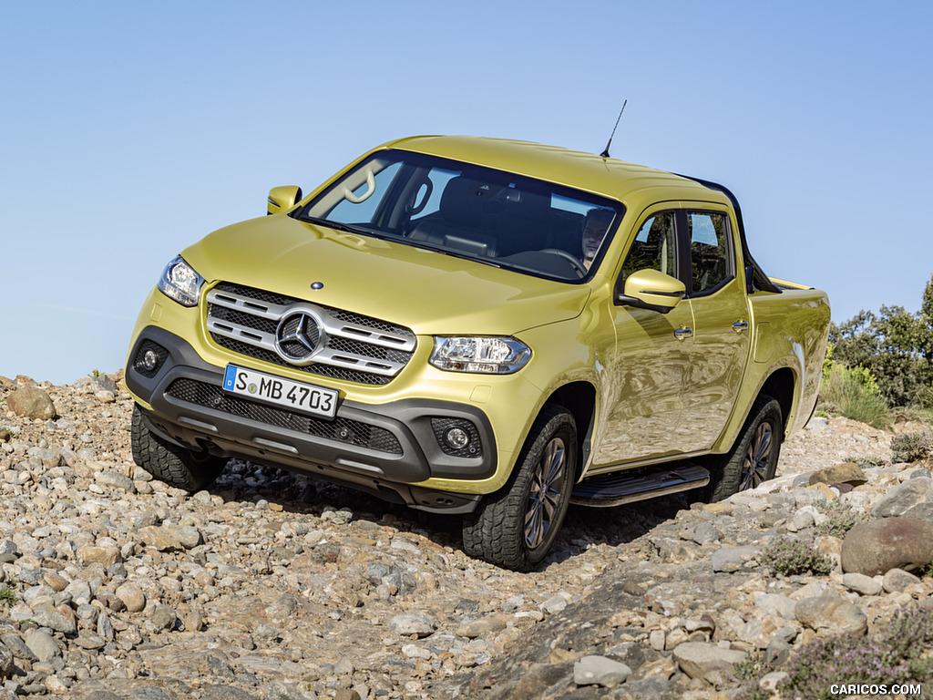 2018 Mercedes-Benz X-Class Pickup Line PROGRESSIVE (Color: Limonite Yellow Metallic) - Off-Road