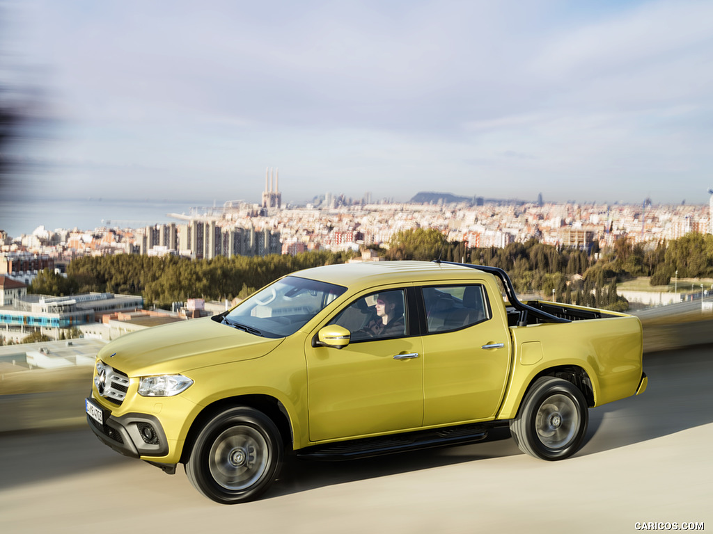 2018 Mercedes-Benz X-Class Pickup Line PROGRESSIVE (Color: Limonite Yellow Metallic) - Side