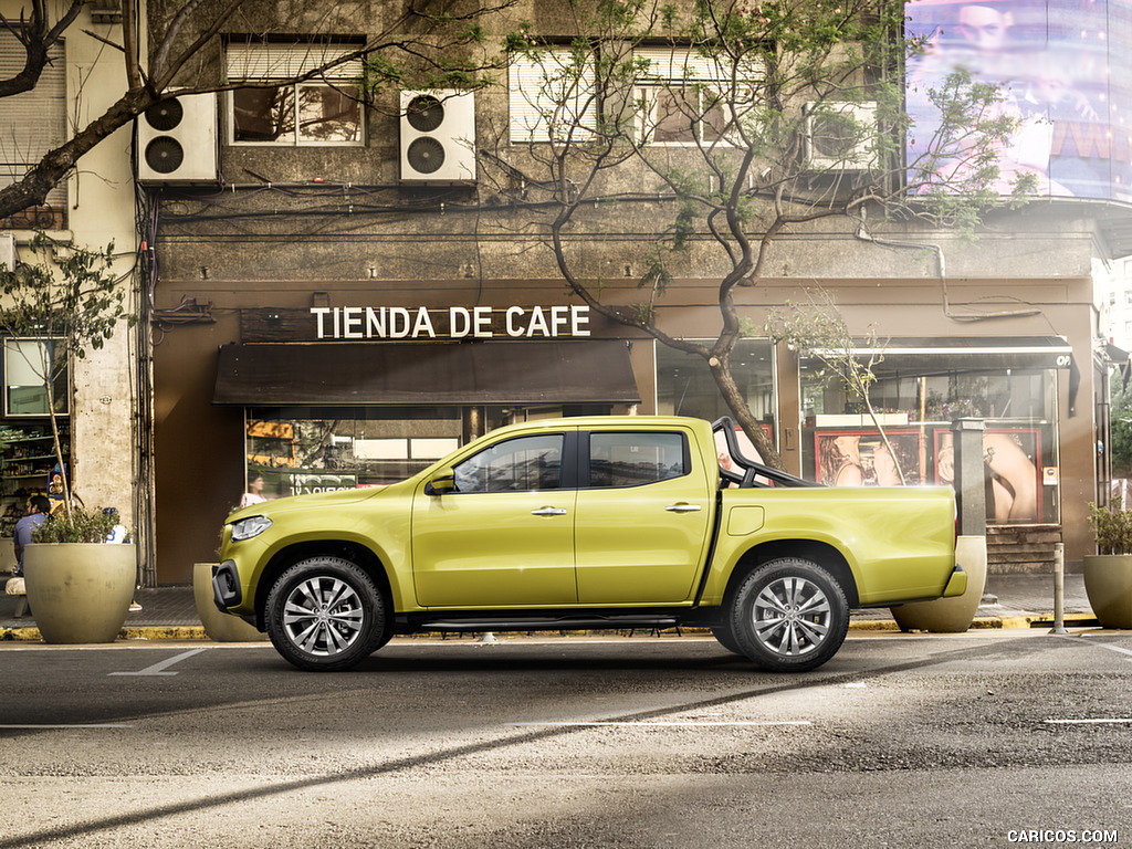 2018 Mercedes-Benz X-Class Pickup Line PROGRESSIVE (Color: Limonite Yellow Metallic) - Side